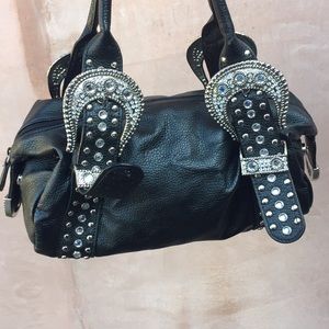Black BLING Purse